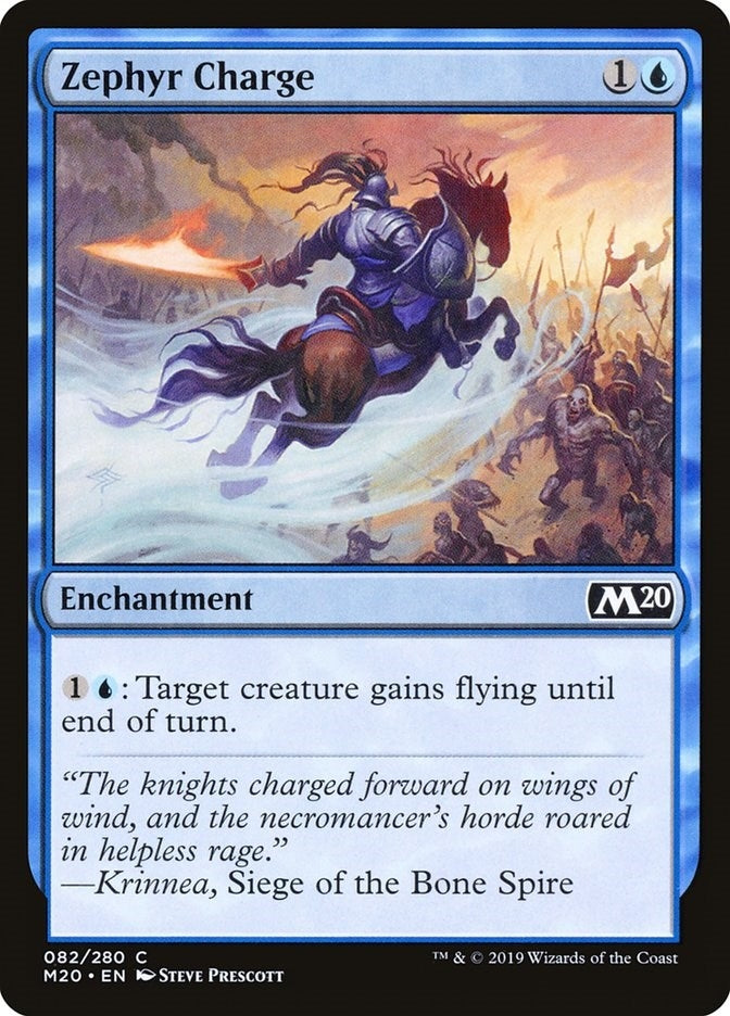 Image for Zephyr Charge (82) (Core Set 2020) - Magic: The Gathering