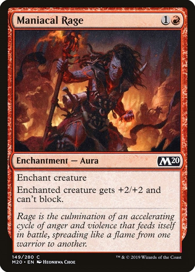Maniacal Rage (149) (Core Set 2020)