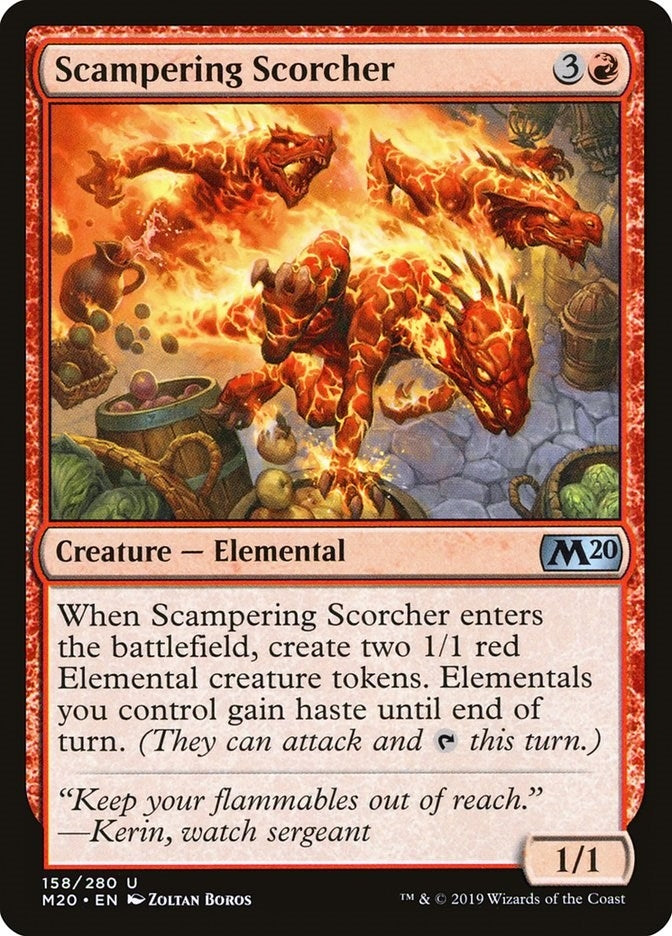 Scampering Scorcher (158) (Core Set 2020)
