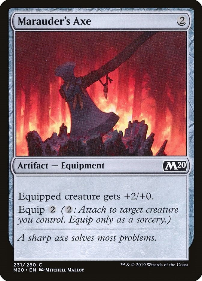 Image for Marauder's Axe (231) (Core Set 2020) - Magic: The Gathering