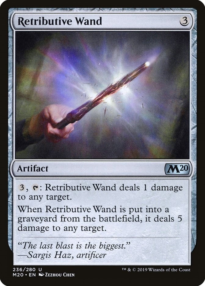 Retributive Wand (236) (Core Set 2020)