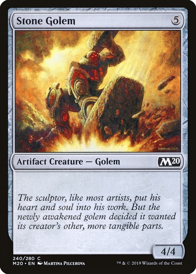 Image for Stone Golem (240) (Core Set 2020) - Magic: The Gathering