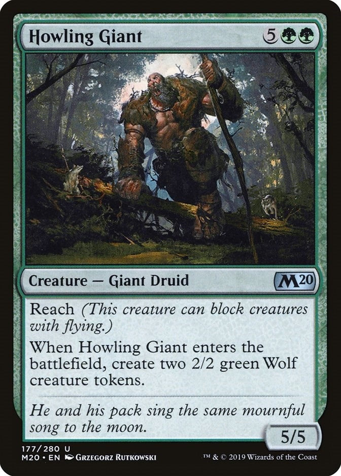 Howling Giant (177) (Core Set 2020)