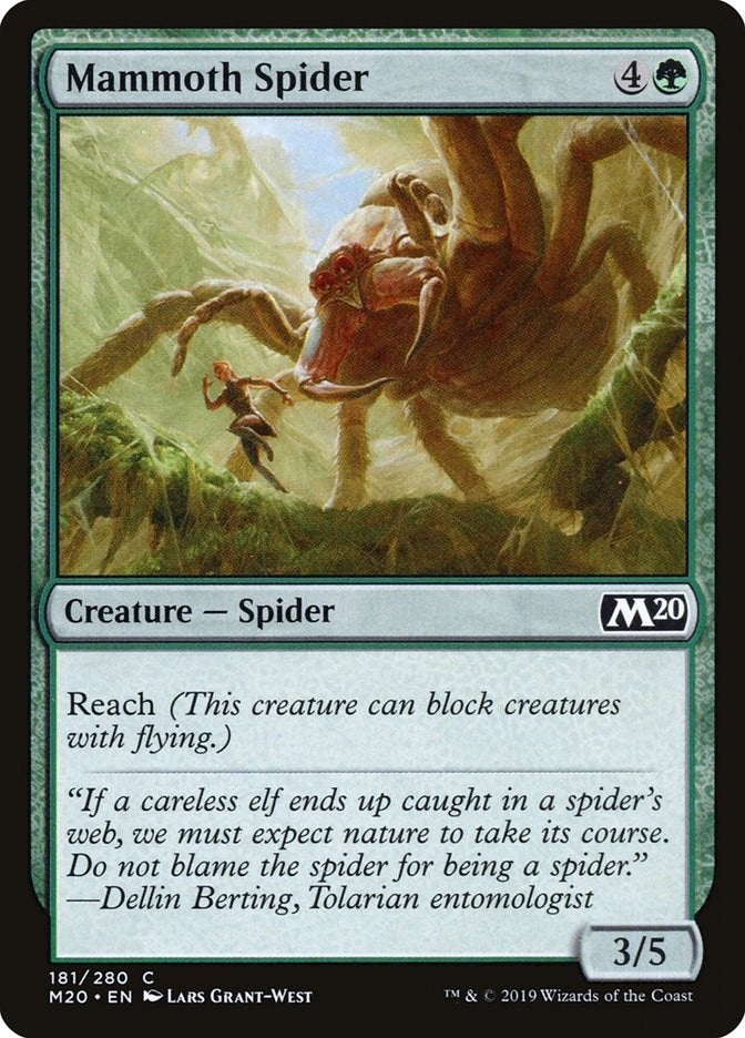 Mammoth Spider (181) (Core Set 2020)