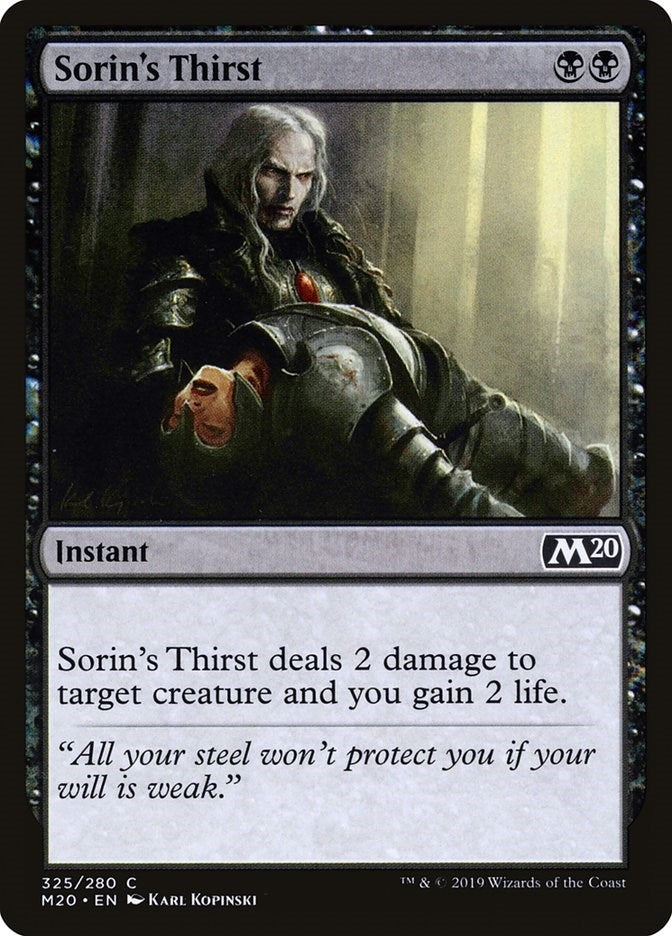 Sorin's Thirst (325) (Core Set 2020)