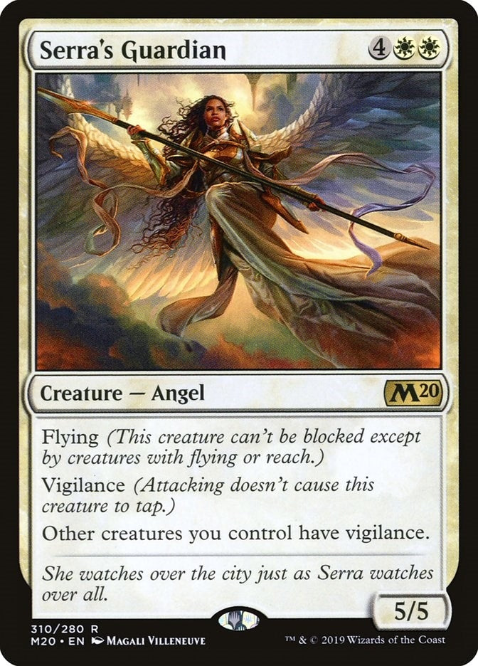 Image for Serra's Guardian (310) (Core Set 2020) - Magic: The Gathering