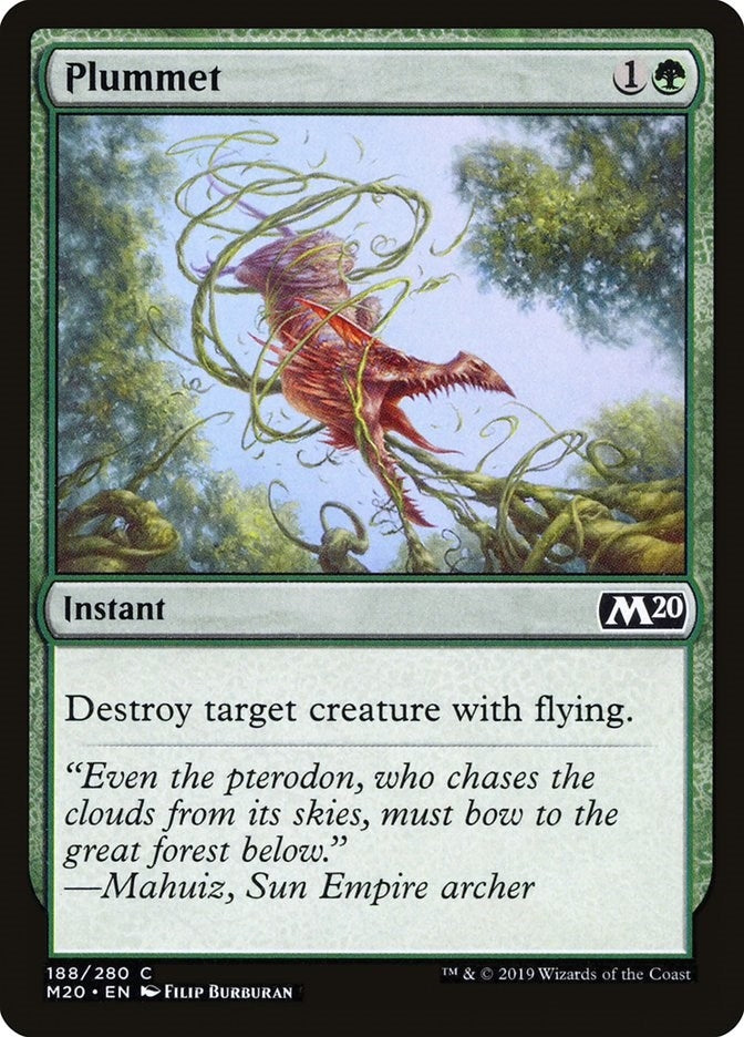 Plummet (188) (Core Set 2020)