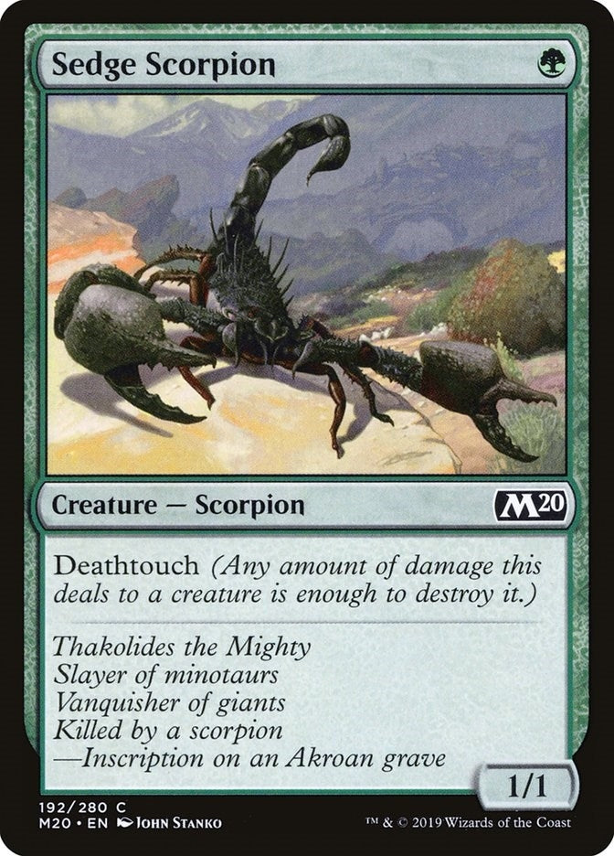 Sedge Scorpion (192) (Core Set 2020)