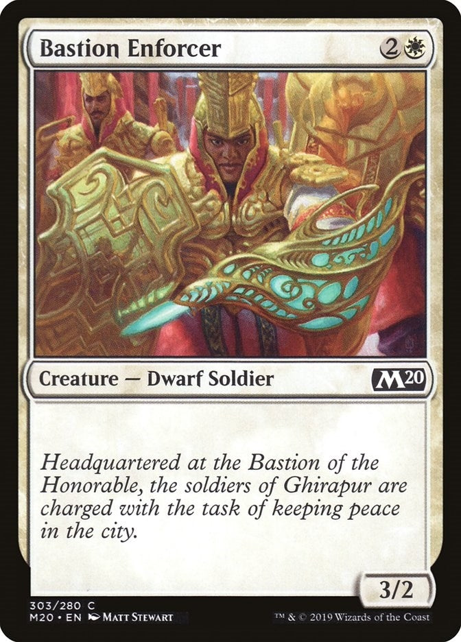 Bastion Enforcer (303) (Core Set 2020)