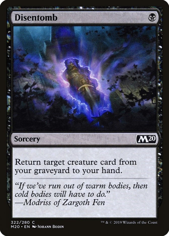 Image for Disentomb (322) (Core Set 2020) - Magic: The Gathering