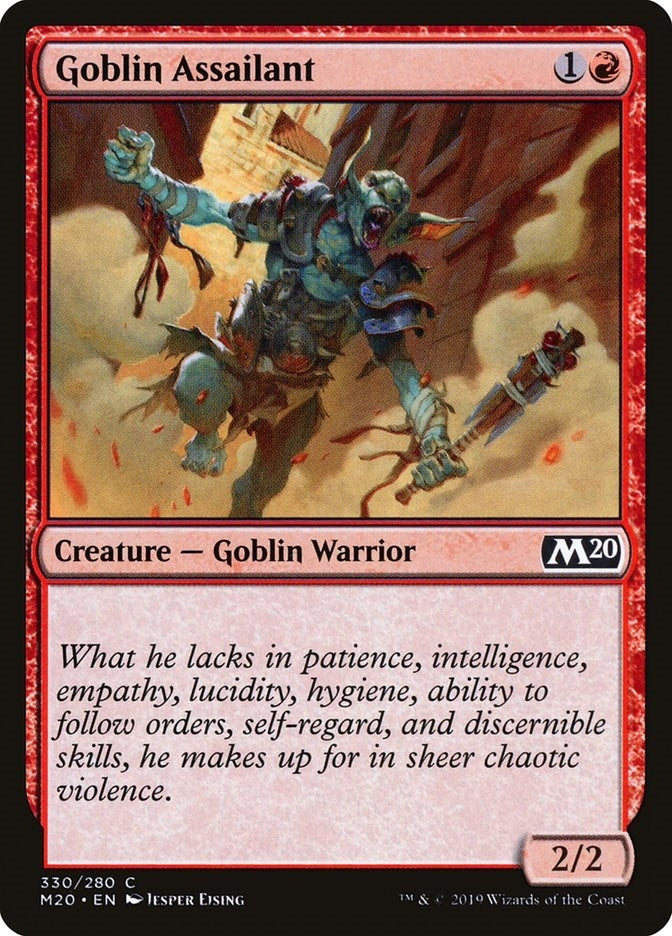 Image for Goblin Assailant (330) (Core Set 2020) - Magic: The Gathering