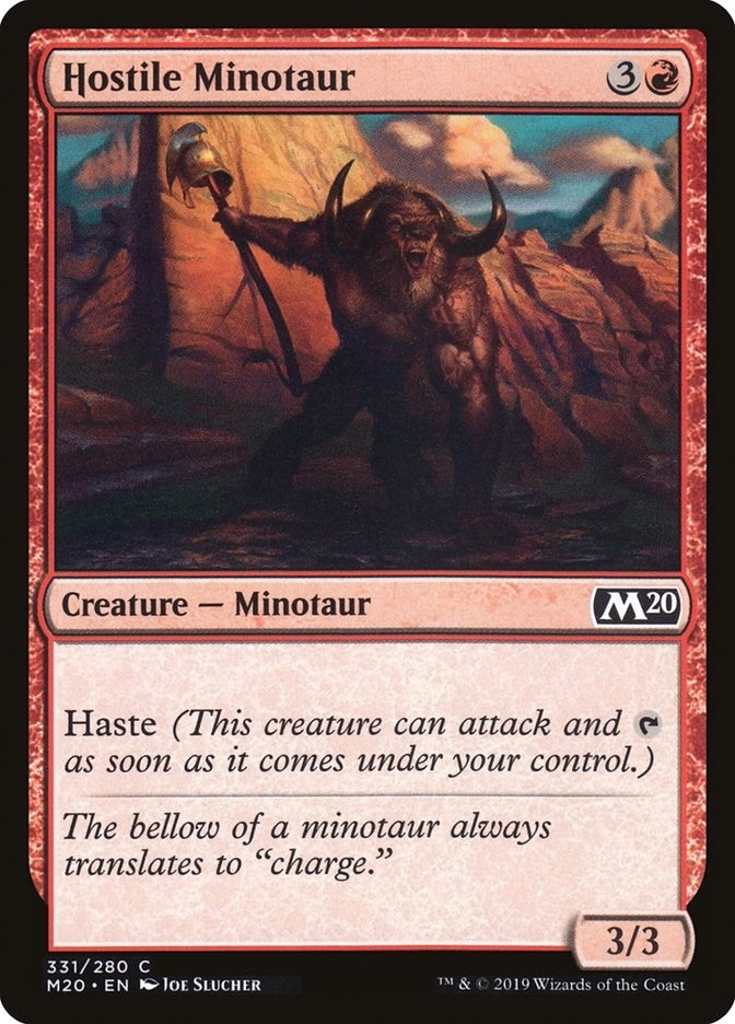 Hostile Minotaur (331) (Core Set 2020)