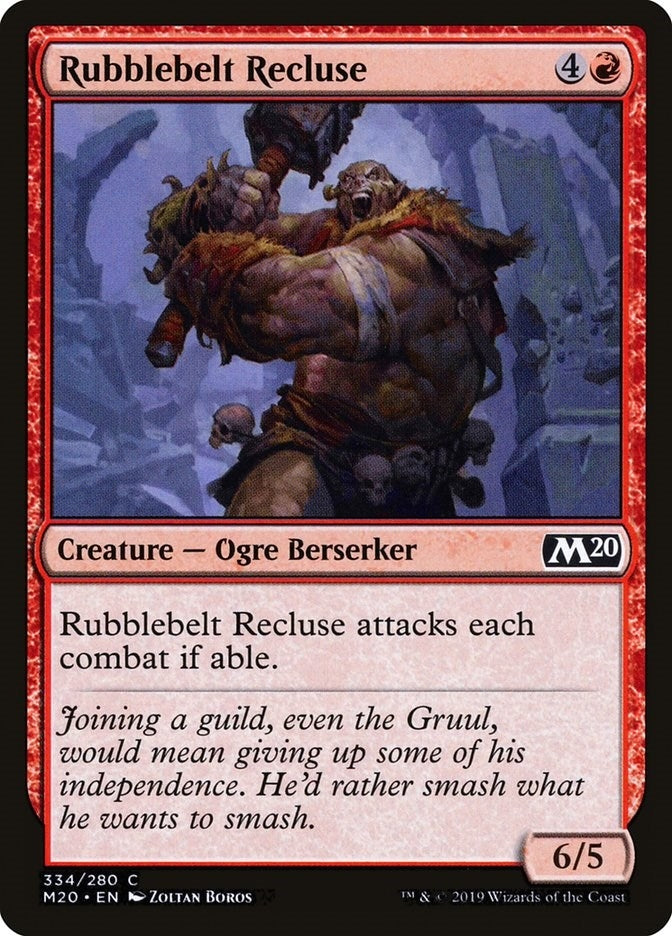 Rubblebelt Recluse (334) (Core Set 2020)