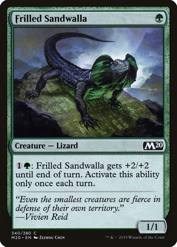 Frilled Sandwalla (340) (Core Set 2020)