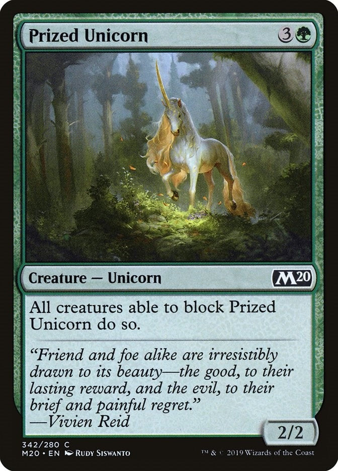 Prized Unicorn (342) (Core Set 2020)