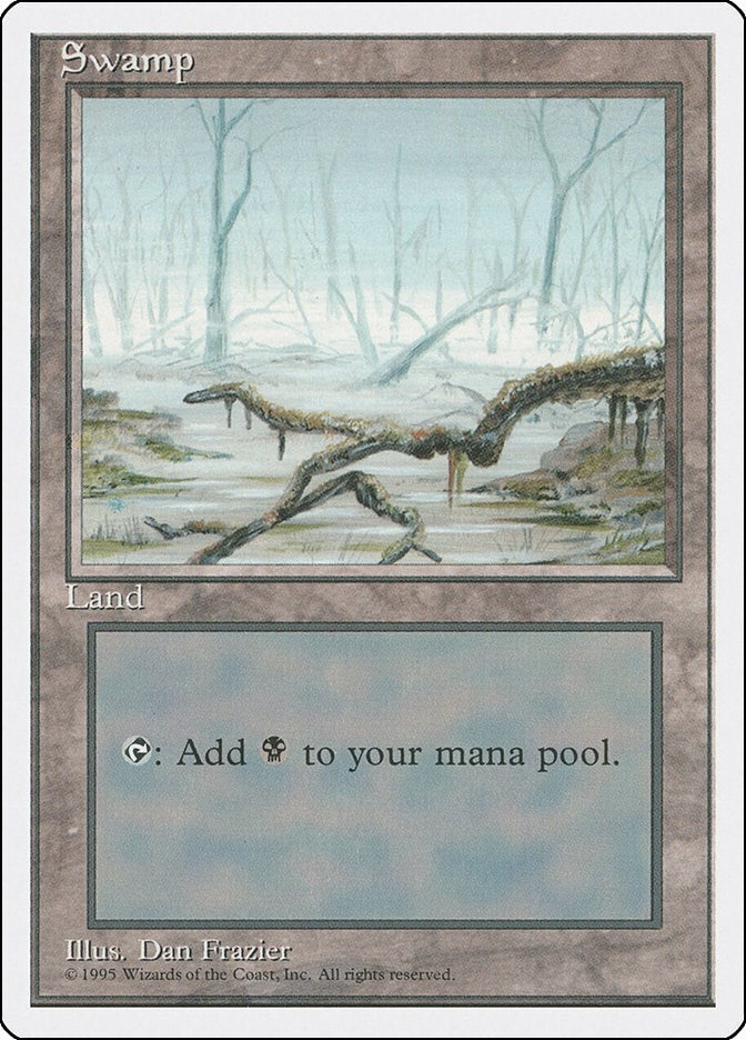 Image for Swamp (A) (192) (Fourth Edition) - Magic: The Gathering