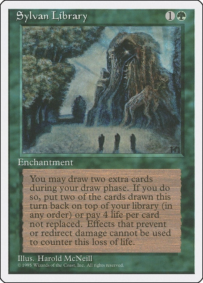 Image for Sylvan Library (157) (Fourth Edition) - Magic: The Gathering