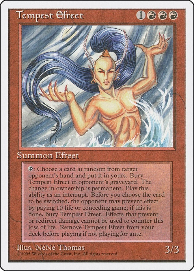 Tempest Efreet (Fourth Edition)