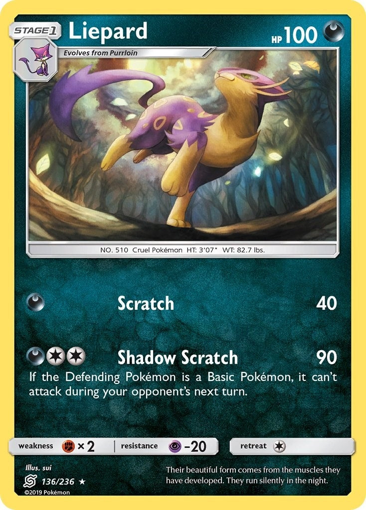 Liepard (136/236) (SM - Unified Minds)