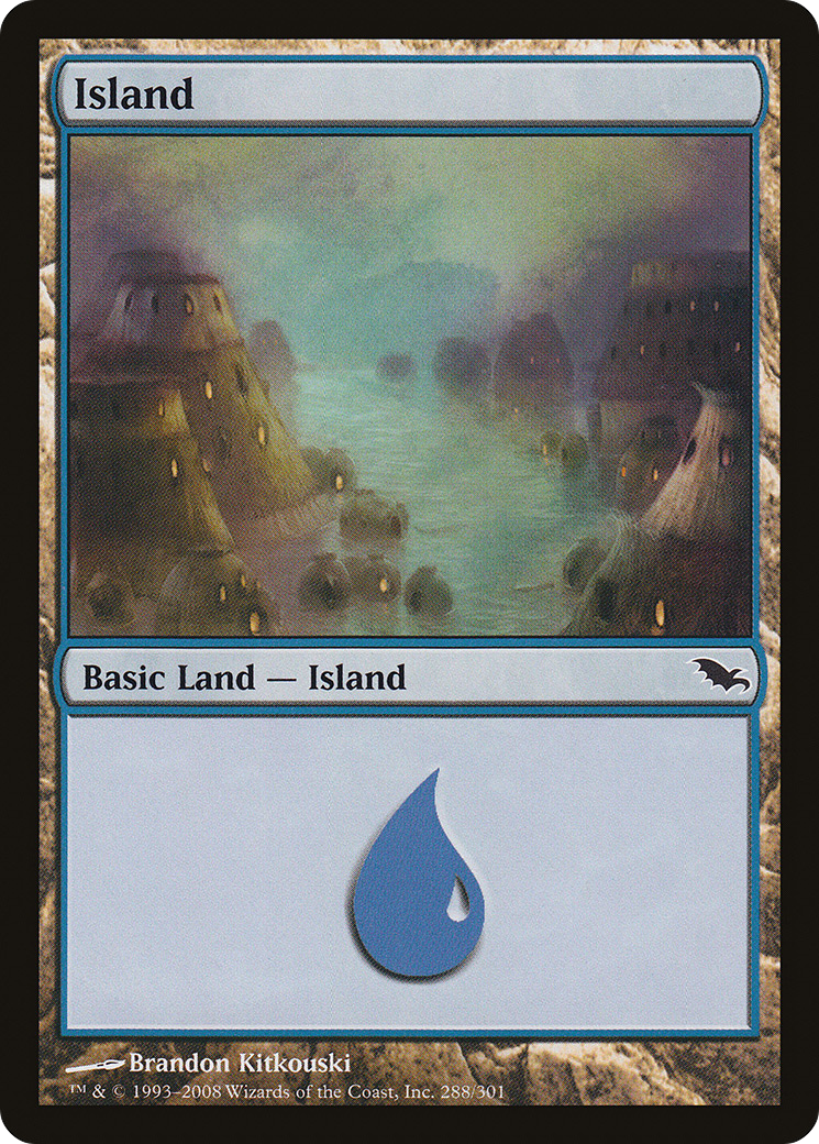 Island (288) (SHM-288) - Shadowmoor Foil