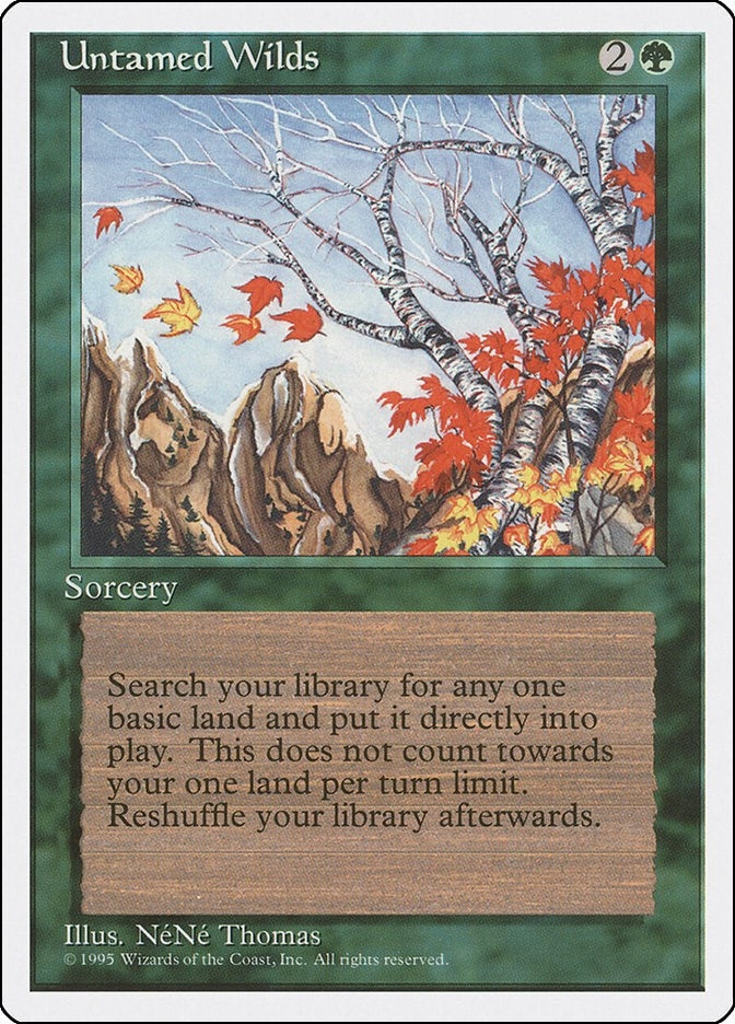 Image for Untamed Wilds (Fourth Edition) - Magic: The Gathering