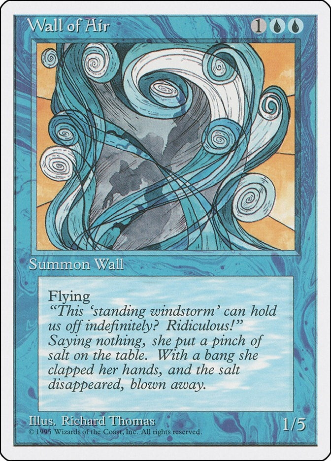 Image for Wall of Air (Fourth Edition) - Magic: The Gathering