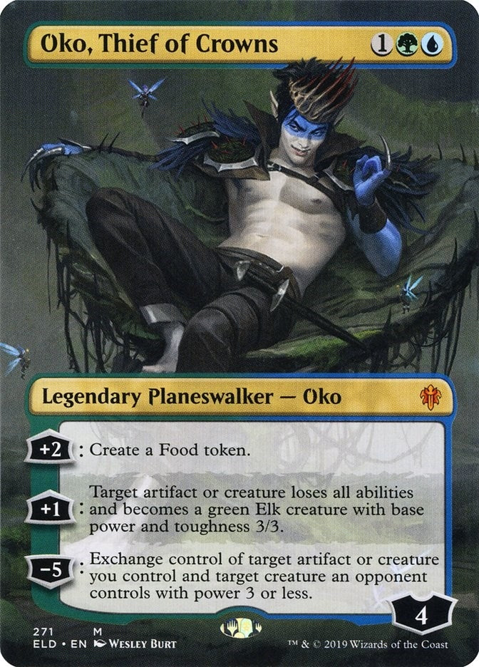 Image for Oko, Thief of Crowns (Borderless) (271) (ELD) - Magic: The Gathering
