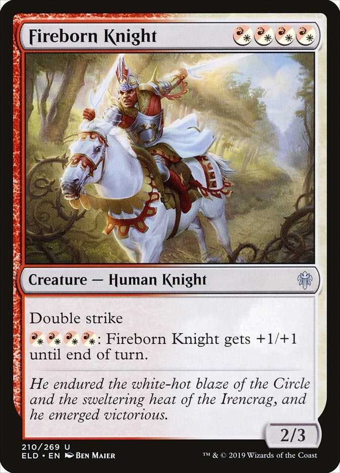 Image for Fireborn Knight (210) (ELD) - Magic: The Gathering