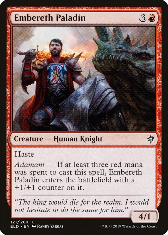 Image for Embereth Paladin (121) (ELD) - Magic: The Gathering