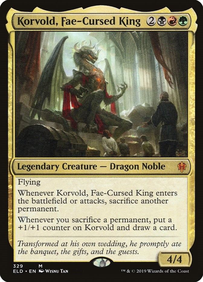 Image for Korvold, Fae-Cursed King (329) (ELD) - Magic: The Gathering