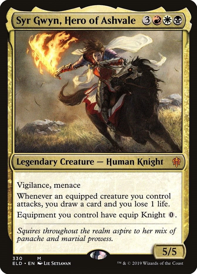Image for Syr Gwyn, Hero of Ashvale (330) (ELD) - Magic: The Gathering