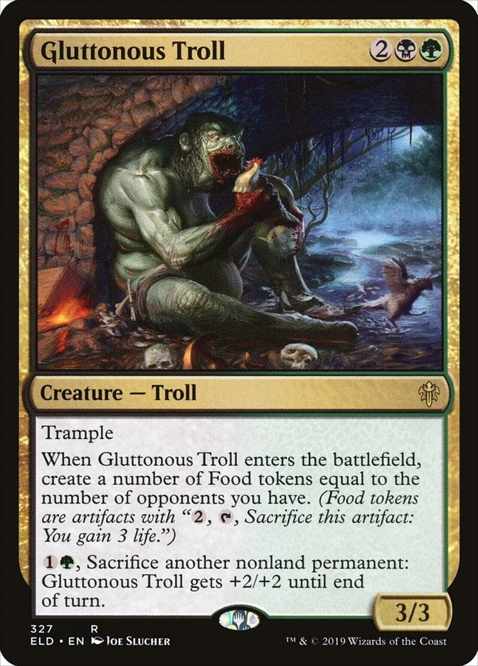 Image for Gluttonous Troll (327) (ELD) - Magic: The Gathering