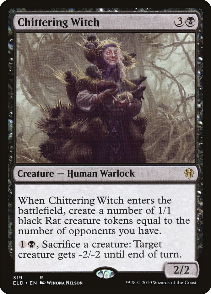 Image for Chittering Witch (319) (ELD) - Magic: The Gathering