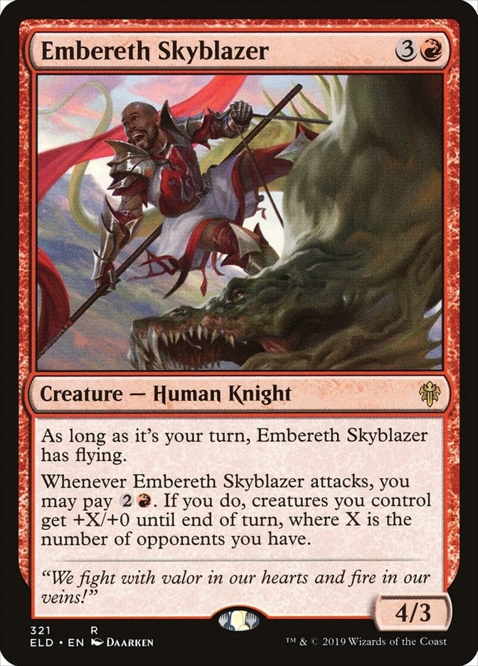 Image for Embereth Skyblazer (321) (ELD) - Magic: The Gathering