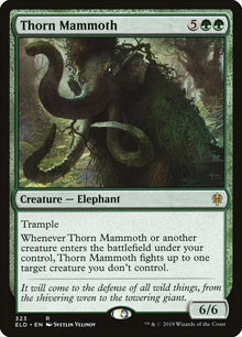 Image for Thorn Mammoth (323) (ELD) - Magic: The Gathering