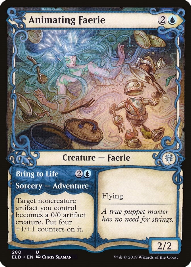 Image for Animating Faerie (Showcase) (280) (ELD) - Magic: The Gathering