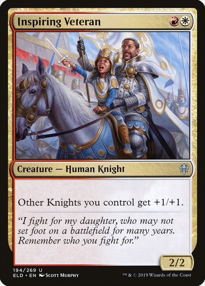 Image for Inspiring Veteran (194) (ELD) - Magic: The Gathering