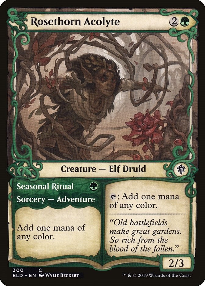 Image for Rosethorn Acolyte (Showcase) (300) (ELD) - Magic: The Gathering