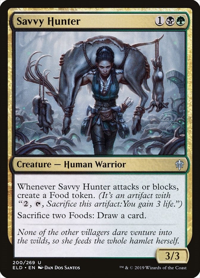 Image for Savvy Hunter (200) (ELD) - Magic: The Gathering