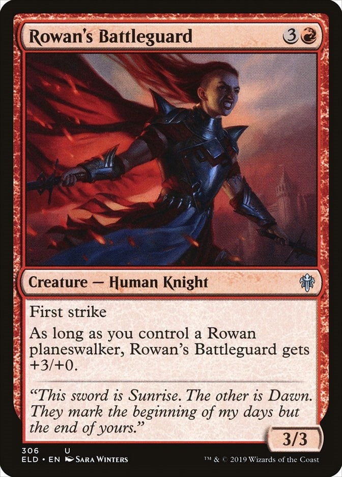 Image for Rowan's Battleguard (306) (ELD) - Magic: The Gathering