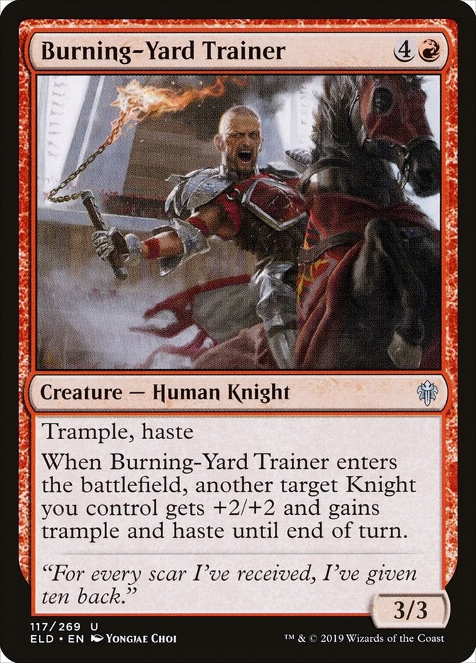 Image for Burning-Yard Trainer (117) (ELD) - Magic: The Gathering