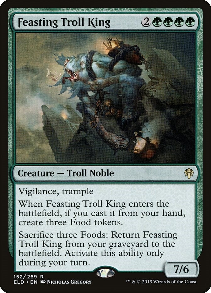 Image for Feasting Troll King (152) (ELD) - Magic: The Gathering