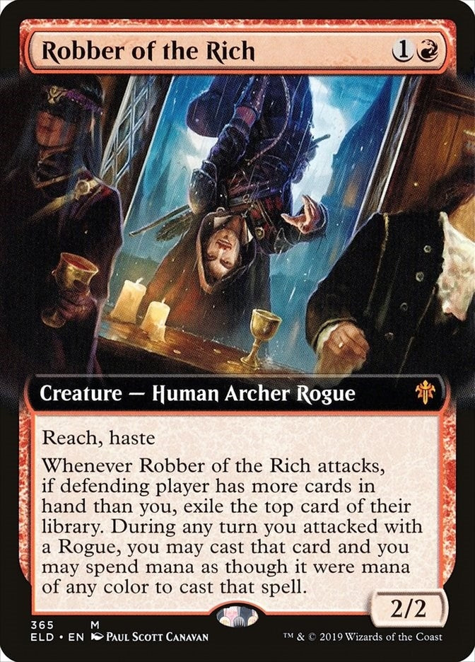 Image for Robber of the Rich (Extended Art) (365) (ELD) - Magic: The Gathering