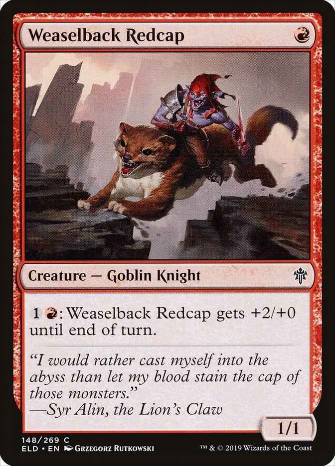Image for Weaselback Redcap (148) (ELD) - Magic: The Gathering