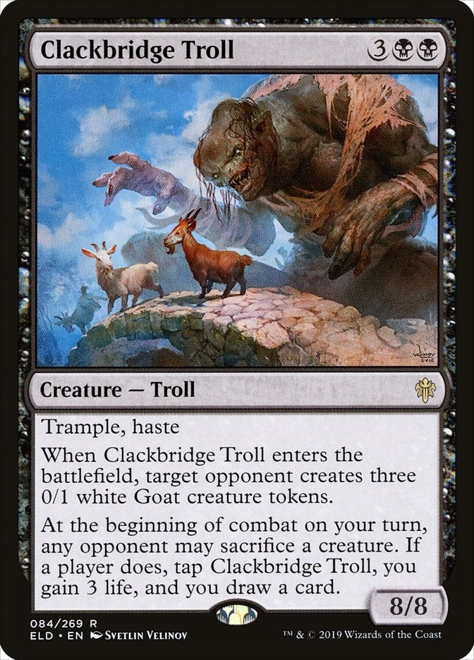 Image for Clackbridge Troll (84) (ELD) - Magic: The Gathering