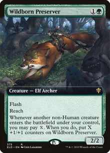 Image for Wildborn Preserver (Extended Art) (375) (ELD) - Magic: The Gathering