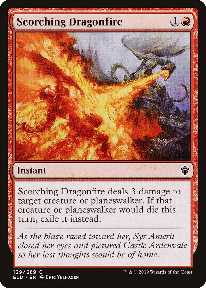 Image for Scorching Dragonfire (139) (ELD) - Magic: The Gathering