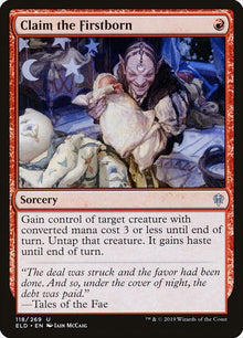 Image for Claim the Firstborn (118) (ELD) - Magic: The Gathering