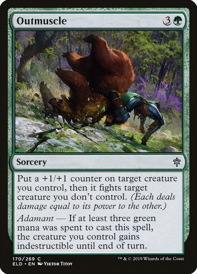 Image for Outmuscle (170) (ELD) - Magic: The Gathering