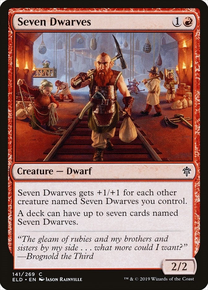 Image for Seven Dwarves (141) (ELD) - Magic: The Gathering